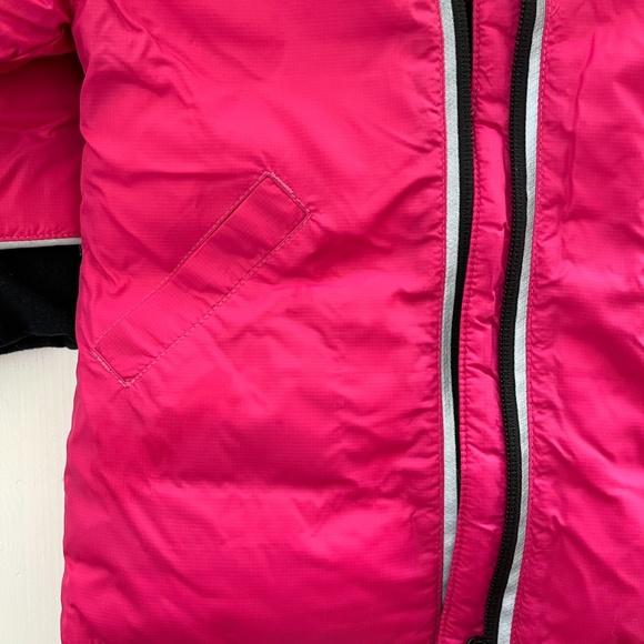 $550 Authentic Canada Goose Reese Winter Coat Down Jacket 6-12 Months Pink - Picture 6 of 7